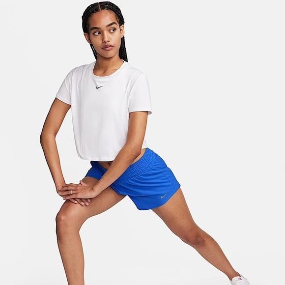 NWT Nike One DRI Fit Blue Medium Training Shorts - Picture 1 of 7